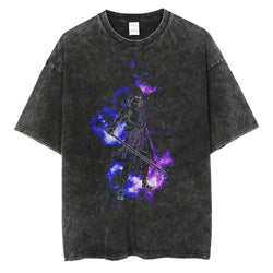 Naruto Rock Lee Streetwear T Shirt Vintage Washed Black (ONLINE ORDER ONLY)