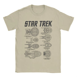 Star Trek Spaceships Of Starfleet T-Shirt - 10 Variants (ONLINE ORDER ONLY)