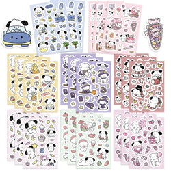 8/16/32pcs Cute Children DIY Puzzle Sticker 8 Animals Dogs Make A Face Funny Assemble Jigsaw Stickers Kids Educational Toys﻿ (ONLINE ORDER ONLY)