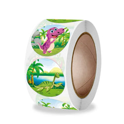 500pcs Round Cartoon Toys Animal stickers for kids Teacher Reward Encourage Sticker Office Stationery for children 1inch (ONLINE ORDER ONLY)