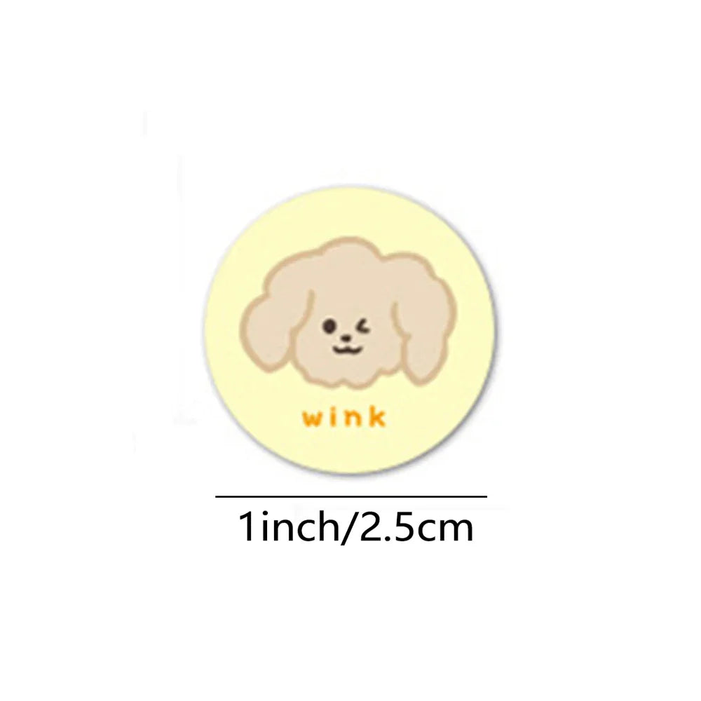 100-500pcs Animal Dog Reward Sticker Cute Cartoon Stickers For Children Holiday Gift Decoration DIY Decorative Stationery (ONLINE ORDER ONLY)