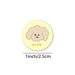 100-500pcs Animal Dog Reward Sticker Cute Cartoon Stickers For Children Holiday Gift Decoration DIY Decorative Stationery (ONLINE ORDER ONLY)