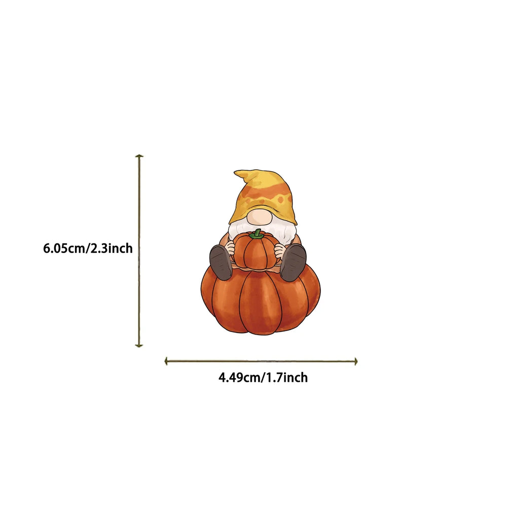 50PCS Gnome Dwarf Stickers Waterproof Vinly Stickers Decorative DIY Graffiti Luggage Stickers Children's Toys (ONLINE ORDER ONLY)