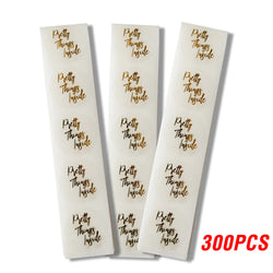 100-500pcs Thank You For Your Order Transparent Gold Label Baking Wedding Exquisite Gift Card Envelope Sealing Label Sticker (Online Order Only)
