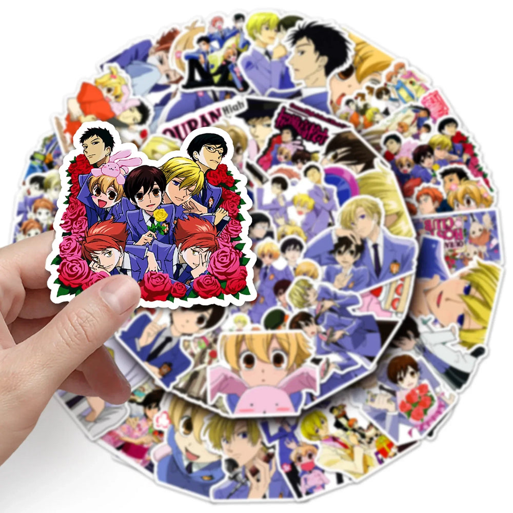 Ouran High School Host Club Stickers Decals for Laptop, Phone, Guitar, Car, Luggage, Fridge (ONLINE ORDER ONLY)