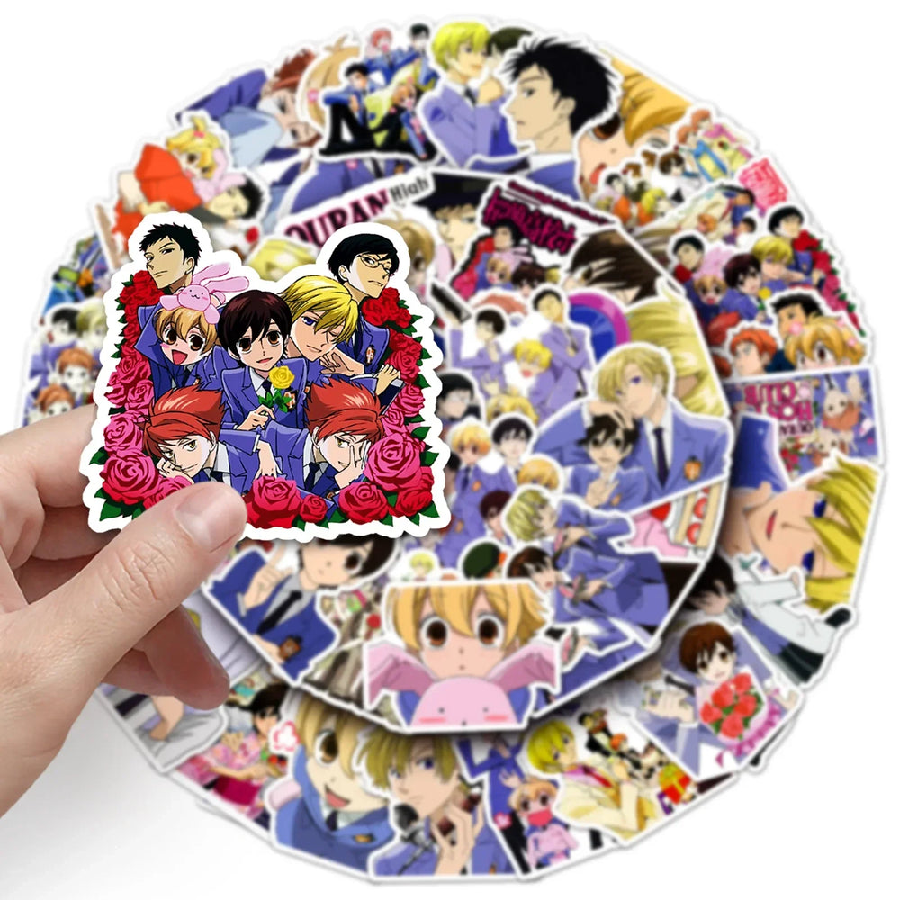 Ouran High School Host Club Stickers Decals for Laptop, Phone, Guitar, Car, Luggage, Fridge (ONLINE ORDER ONLY)