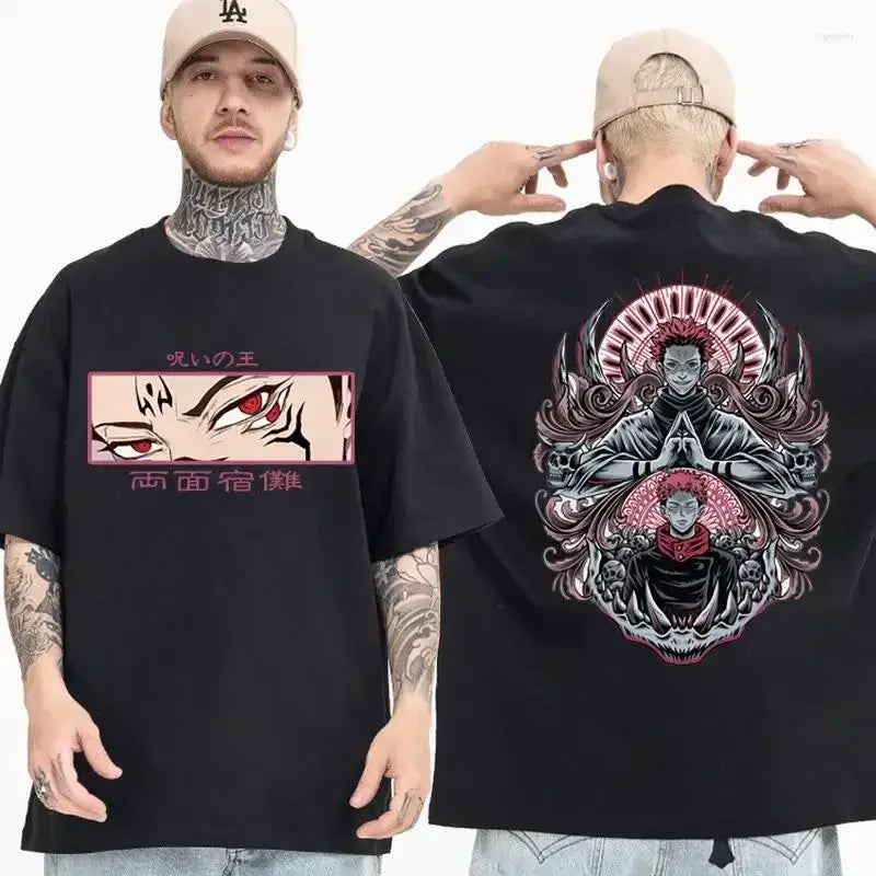 Ryomen Sukuna T-shirt: Jujutsu Kaisen 2026 Cotton Loose Tee (ONLINE ORDER ONLY)