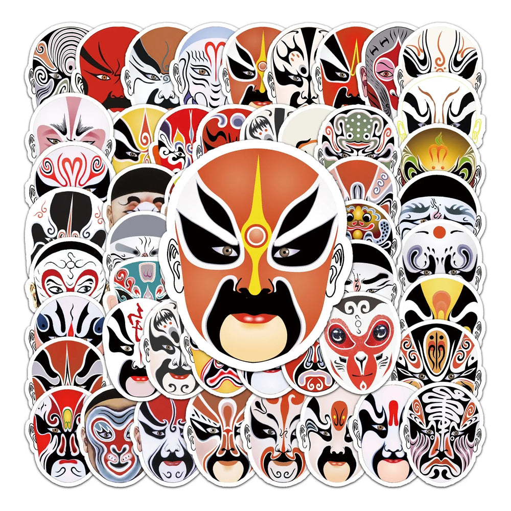 50Pcs Cartoon Waterproof Vinyl Stickers for Skateboard Snowboard (Online Order Only)