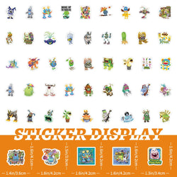 10/30/50/100pcs Game My Singing Monster Anime Stickers Decals Laptop Phone Notebook Guitar Skateboard Cool Waterproof Sticker (ONLINE ORDER ONLY)