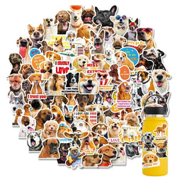 Funny Dog Meme Stickers Decals for Laptop Guitar Phone Luggage Water Bottle Scrapbooking Car (Online Order Only)