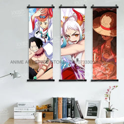 One Piece Hanging Painting Luffy Ace Sabo Shanks Wall Art (ONLINE ORDER ONLY)