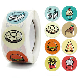 500pcs/roll Animal Cartoon Stickers Kids Toy Stickers Various Cute Design Patterns School Teacher Reward Stationery Stickers (ONLINE ORDER ONLY)