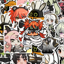 Zenless Zone Zero Anime Game Stickers - 10/30/54pcs Decals for Laptop, Phone, Suitcase, Scrapbook (Online Order Only)