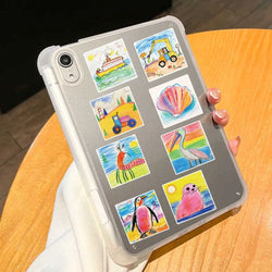 10/30/50PCS Cute Cartoon Painting Stickers Decals DIY Phone Suitcase  Notebook Fridge Bike Guitar Funny Decals Waterproof Toys (ONLINE ORDER ONLY)