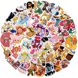 50pcs Cookie Run Kingdom Stickers Cartoon Cute Decals For DIY Fridge Phone Suitcase Laptop Notebook Car Wall Sticker Kids Toys (ONLINE ORDER ONLY)