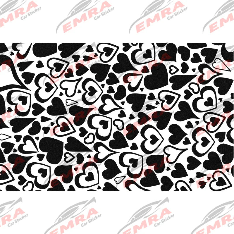 Love Design Quarter Window Car Sticker Suitable for Most Vehicles Decoration Accessories Die Cutting Waterproof Vinyl Decals (ONLINE ORDER ONLY)