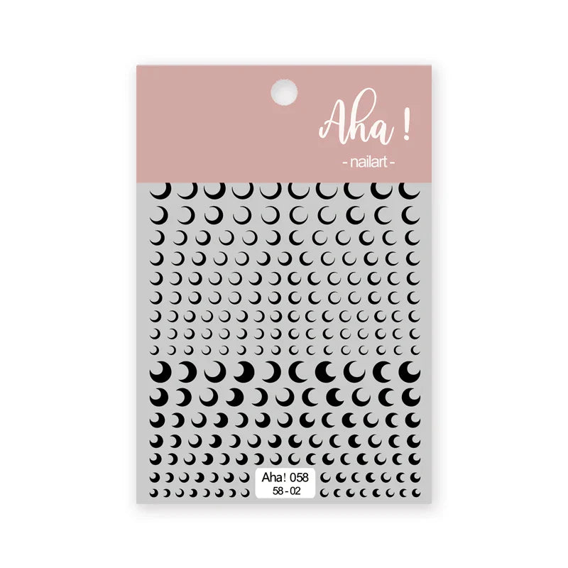 1pc Cute White Cloud Nail Stickers Ultra Thin Nail Art Stickers Self Adhesive Decals Star Moon/Flower/Clouds Kawaii Nail Decals (Online Order Only)