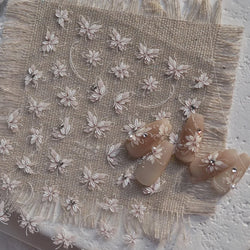 1Sheet Luxury Crystal diamond Nail Charms Stickers Lace Bow Self Adhesive Sticker For Nails Ribbon Decals Nail Decorations Parts (ONLINE ORDER ONLY)