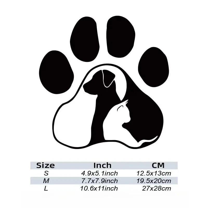 Dog and Cat，Show Your Love for Animals with These Adorable Car Stickers!For Cars, Trucks, Walls, Laptops, Windows, Motorcycles. (ONLINE ORDER ONLY)