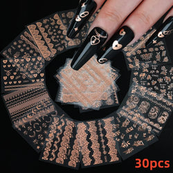 30pcs 3D Daisy Design Nail Art Sticker Set Acrylic Sanding Colorful Floral Decals Self-Adhesive Nail Art Supplies DIY Manicure * (ONLINE ORDER ONLY)