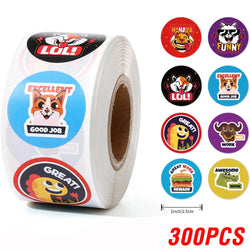 100-500Pcs Reward Stickers Cute animals Motivational Stickers for Kids toys School Reward Students Teachers Stationery Labels (ONLINE ORDER ONLY)