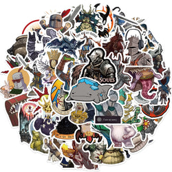 Dark Souls Graffiti Stickers 10/30/50pcs for Suitcase, Skateboard, Laptop, Luggage, Phone, Car (ONLINE ORDER ONLY)