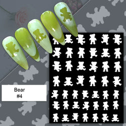 1PC Hollow Airbrush Design Nail Art Hollow Stencils Sticker Love Star Snowflake Butterfly Butterfly French Decal Slider Decors * (Online Order Only)