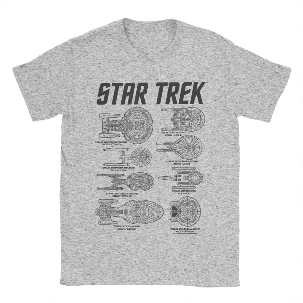 Star Trek Spaceships Of Starfleet T-Shirt - 10 Variants (ONLINE ORDER ONLY)