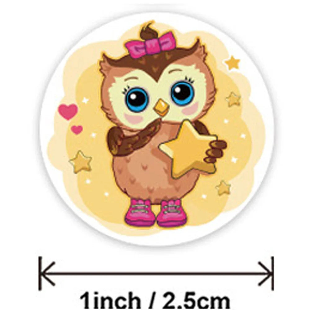 100-500pcs Teacher Reward Stickers for Kids Children School Encouragement Students Stickers Games Toy Animals Stationery Labels (ONLINE ORDER ONLY)