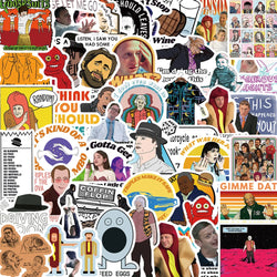50pcs I Think You Should Leave Stickers Waterproof Stickers Decals For Car Motorcycle Laptop Luggage Water Bottle Decor (ONLINE ORDER ONLY)