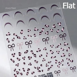 French Romantic Tassel Crescent Moon Laser Charming Gold Silver Arc Self Adhesive Nail Art Stickers Hot Stamping Manicure Decals (Online Order Only)