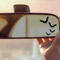 Spooky Bats for Car Sticker Decoration Nterior Rearview Mirror Halloween Stickers Waterproof Interior Accessories Vinyl Decals (ONLINE ORDER ONLY)