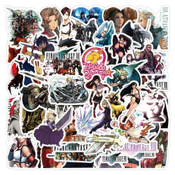 60pcs FINAL FANTASY Stickers for Laptop, Phone, Car, Scooter, Water Bottle, Suitcase, Stationery (Online Order Only)