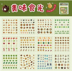 24piece/book Vitality Party Series Cut Film Sticker Book Y2K Journal Handbook Scrapbooking Kawaii Decoration Sticker Gift (ONLINE ORDER ONLY)