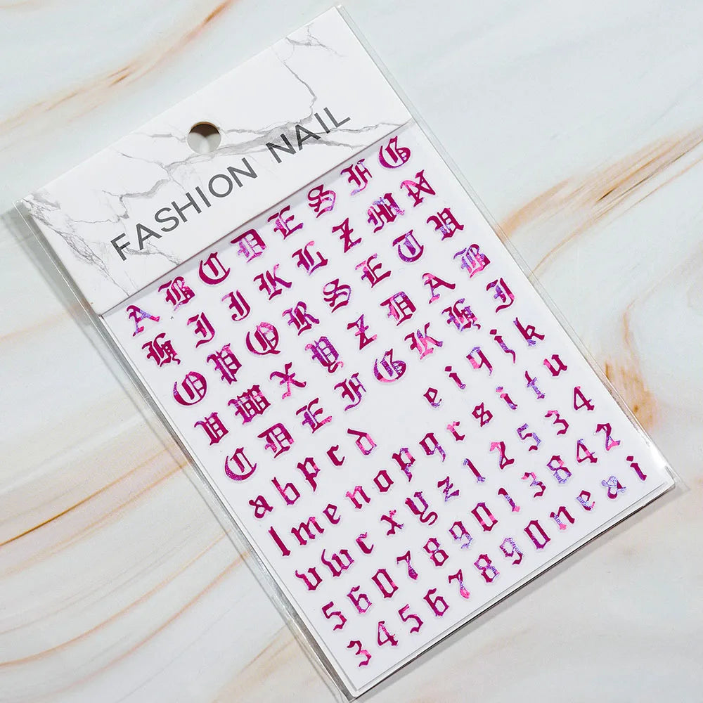 1Pc Laser Silver Gold Lines Stripe Nail Sticker Metal Strip Luxury Nails Slider Self Adhesive Slider Papers Transfer Stickers *& (Online Order Only)