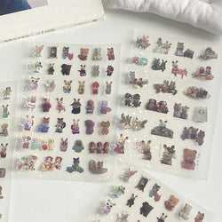 6pcs/10pcs Set Y2K Random Cute Glitter Laser Sticker for Phone Camera Luggage Journal Sticker Kawaii Decoration Sticker Gift (ONLINE ORDER ONLY)