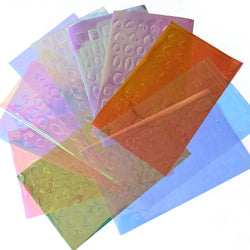 10/11/16Pcs Vibrant Aurora Holographic Nail Foils Ice Cube Cellophane Laser Jewelry Candy Nail Stickers Chameleon Manicure Decor (ONLINE ORDER ONLY)