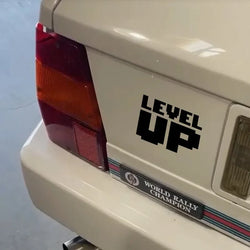 “LEVEL UP”Pixel style Stickers，CUTE&FUNNY Stickers for Pixel Style lover.For cars trucks motorcycles and laptops! (ONLINE ORDER ONLY)