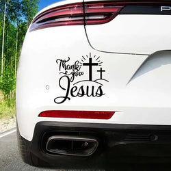 Jesus Car Stickers Christian God Car Body Bumper Vinyl Decal Car Accessories,,For Cars, Trucks, Walls, Laptops, Windows, (ONLINE ORDER ONLY)