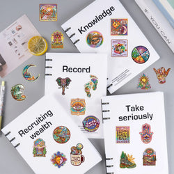 50PCS Fun Camping Adventure Stickers Aesthetic DIY Decals Skateboard Phone Laptop Suitcase Decorative Sticker (ONLINE ORDER ONLY)