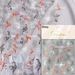 Beach Colourful Conch Dolphin Shell Starfish Jellyfish Star Summer Sea Wave Vacation Mode Water Bubble Nail Art Stickers Decals (Online Order Only)
