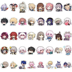 10/40/80PCS Honkai: Star Rail Stickers Adventure Strategy Game Sticker Cute Cartoon Decals Luggage Laptop Guitar Bike Kids Toys (ONLINE ORDER ONLY)