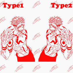 Anime Large Stickers For Car Sticker Handsome Boy Window Body Hood Decoration Die Cutting Waterproof Prevent PVC Vinyl Decals (ONLINE ORDER ONLY)