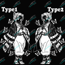 Anime Stickers Ghost Squad Girl For Car Sticker Decoration Door Hood Die Cutting Cartoon External Accessories Vinyl Decals (ONLINE ORDER ONLY)