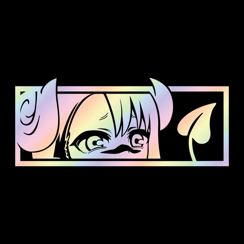 Anime Sticker For Car Stickers Die Cutting PVC Vinyl Decal Demon Girl Window Bumper Decoration External Accessories (ONLINE ORDER ONLY)
