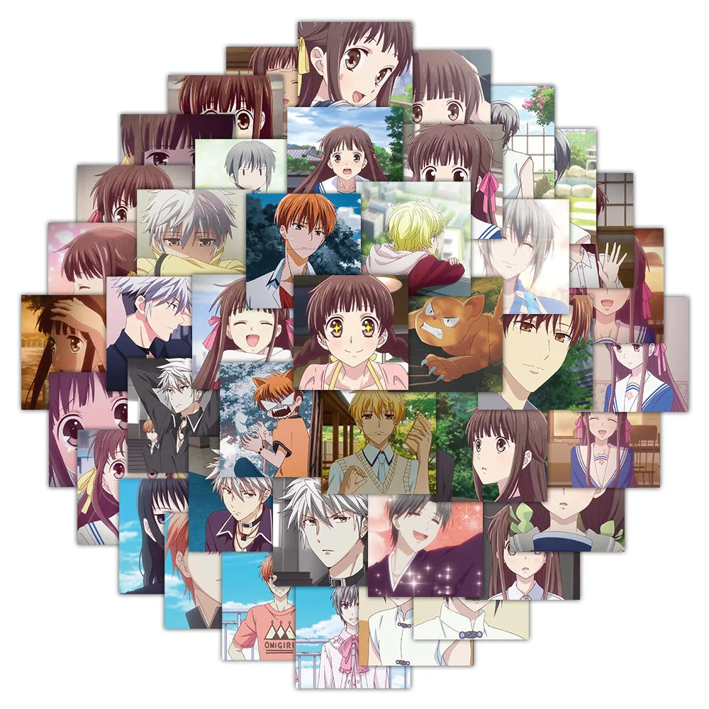 10/30/50/103PCS Fruits Basket Stickers Anime Sticker DIY Scrapbook Luggage Laptop Car Bike Skateboard  Cartoon Decals Kids Toy (ONLINE ORDER ONLY)