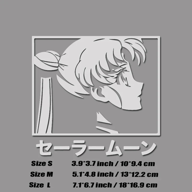 Moon Sailor anime decal,creative&fashion decal with high quality for car windows,good for female driver,For a Unique look! (ONLINE ORDER ONLY)