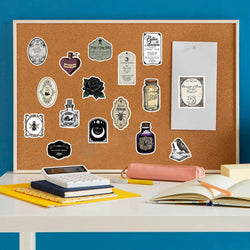 50PCS Retro Potion Label Gothic APothecary Stickers For Helmet Car Skateboard Laptop Phone Sticker DIY Graffiti Cool Decal (ONLINE ORDER ONLY)