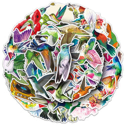 10/30/50PCS Hummingbirdr Cartoon Stickers Funny Animal Graffiti Sticker DIY Luggage Laptop Car Bike Skateboard Decals Kids Toy (ONLINE ORDER ONLY)