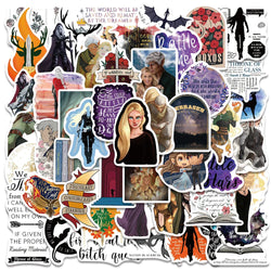 Throne of Glass Stickers 50PCS for Laptop, Skateboard, Water Bottle, Phone, Car, DIY Decals Gift (Online Order Only)